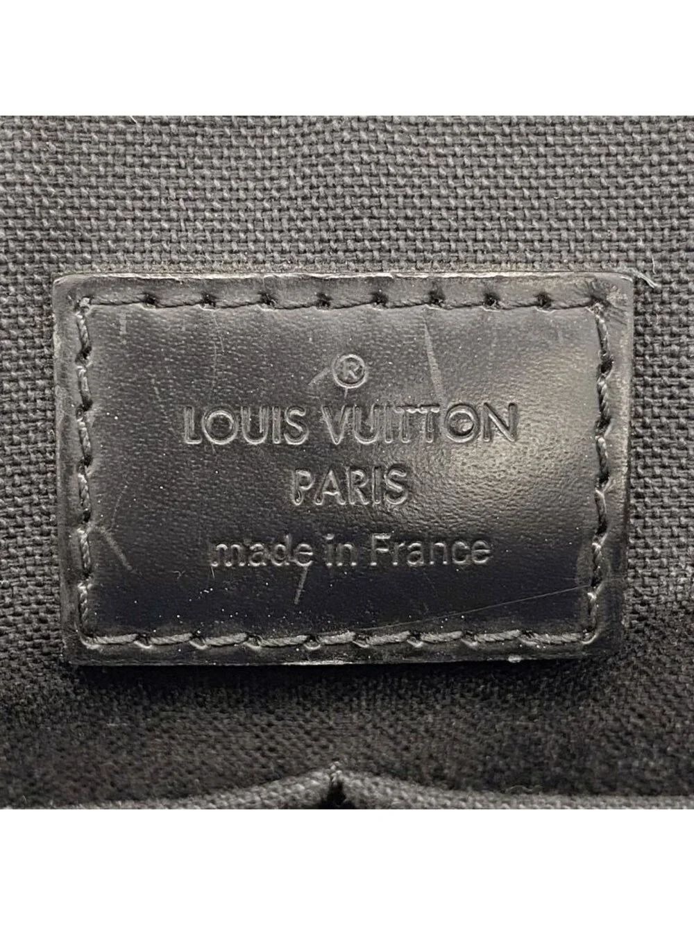 Louis Vuitton Shoulder Bag Damier Graphite District PM Black